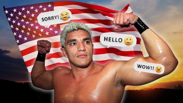 Shocker habla un inglés perfecto.