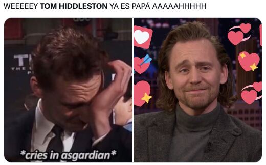 Tom Hiddleston ya sería papá y memes reaccionan