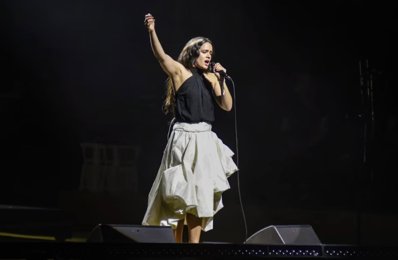 Rosalía en concierto por Palestina