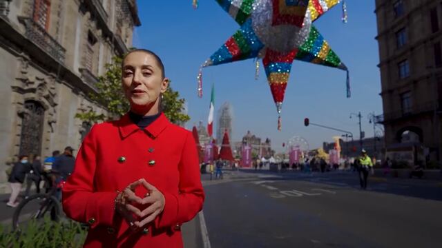 Deseos Claudia Sheuinbaum para Navidad y Año Nuevo
