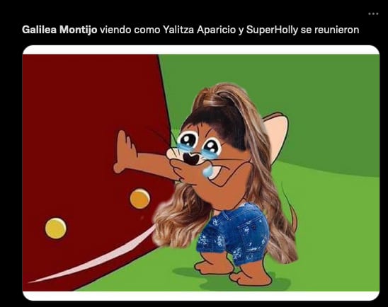 Meme de Galilea Montijo, Yalitza Aparicio y SuperHolly