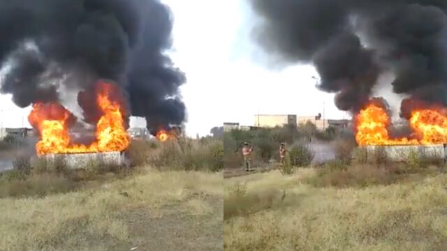 Incendio de gas metano en Ecatepec y Río de los Remedios