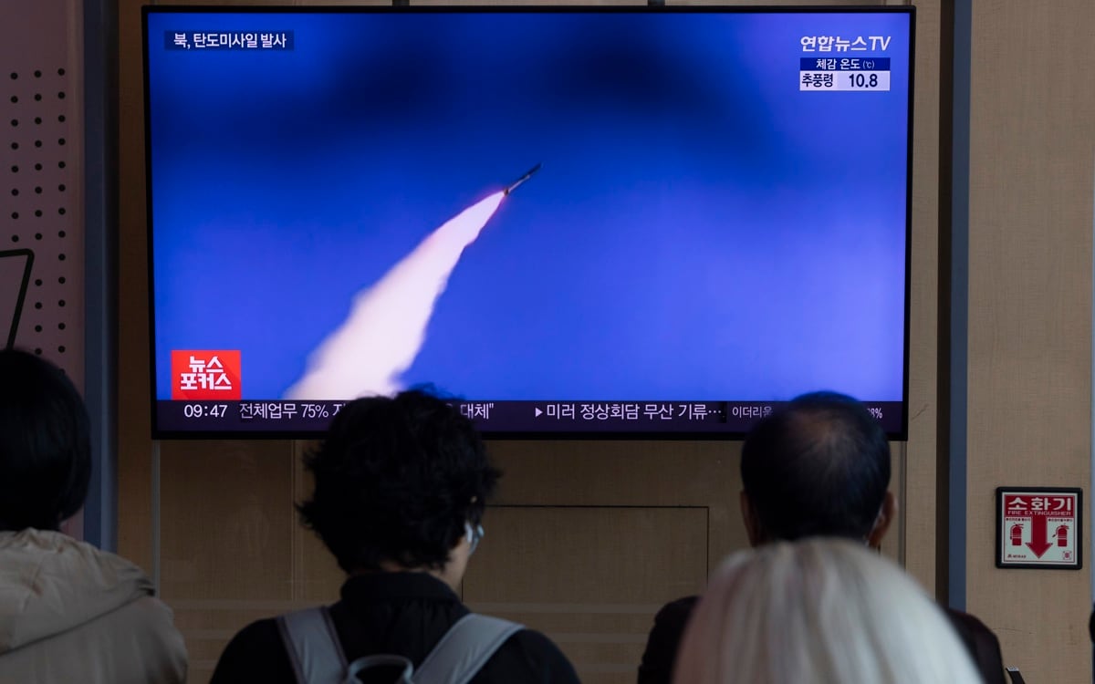 Corea del Norte lanzó misiles balísticos al mar de Japón