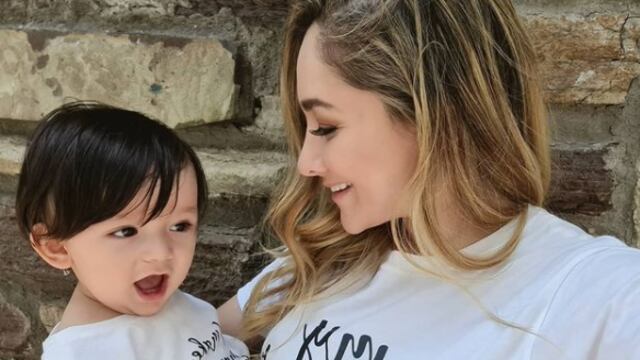 Sherlyn y su hijo André