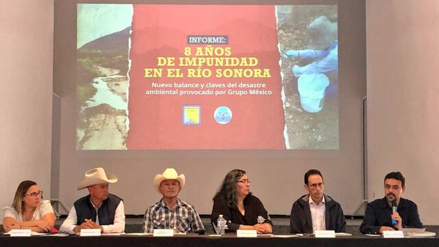Conferencia de prensa a 8 años del derrame en Río Sonora