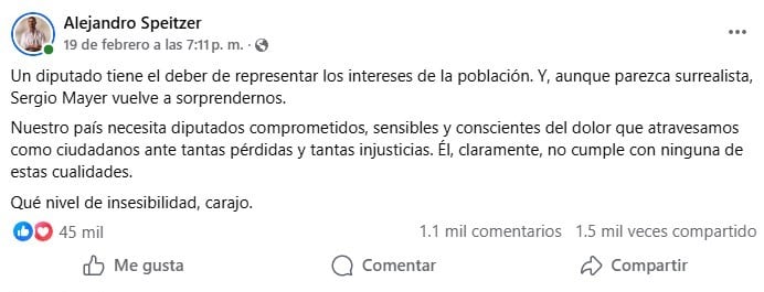 Alejandro Speitzer arremete contra Sergio Mayer por La Casa de los Famosos