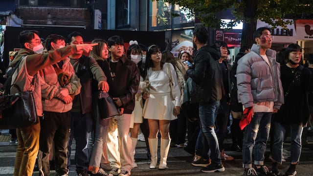 Estampida de Halloween en Corea del Sur; ya van 153 muertos