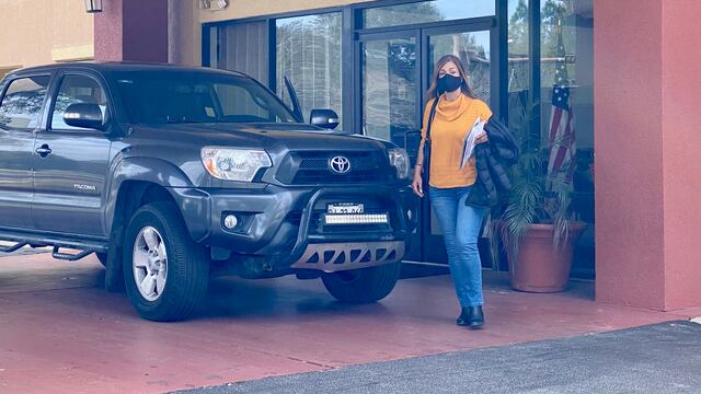 La irreverente, después de cargar en Mobile, Alabama.