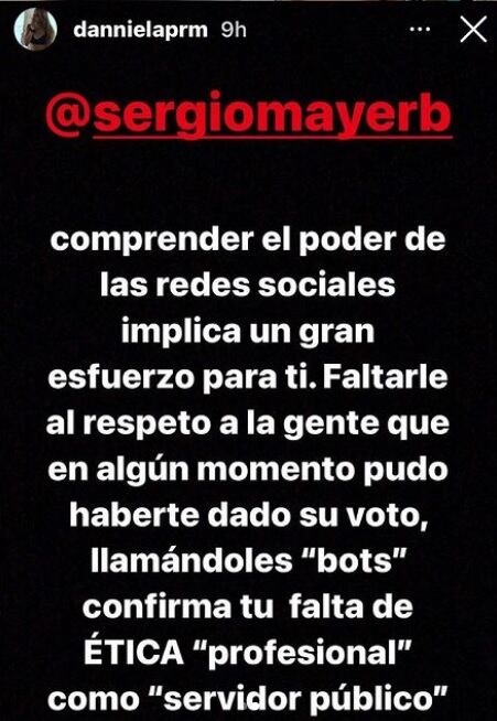 Daniela Parra contra Sergio Mayer