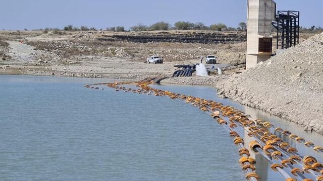 Presa de agua en Nuevo León