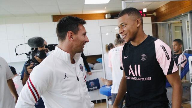 Mbappé y Messi