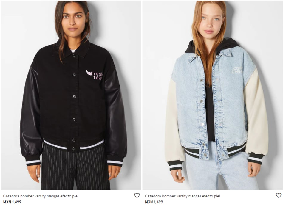 Chamarra Bomber de Bershka