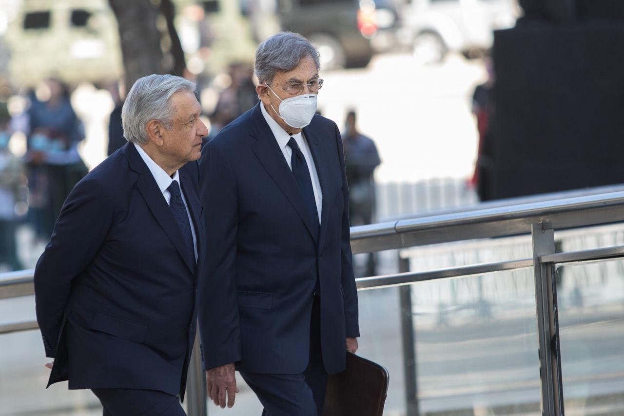 Cuauhtémoc Cárdenas  y AMLO