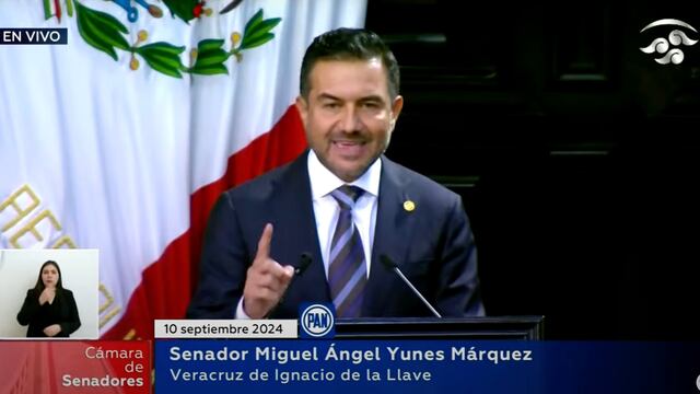 Miguel Ángel Yunes Márquez, senador del PAN que votó a favor de la reforma al Poder Judicial