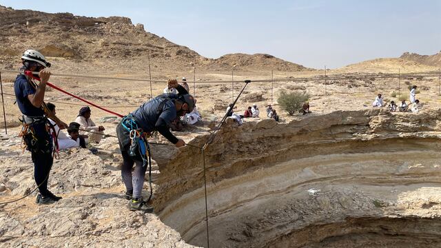 Entrada al pozo del infierno