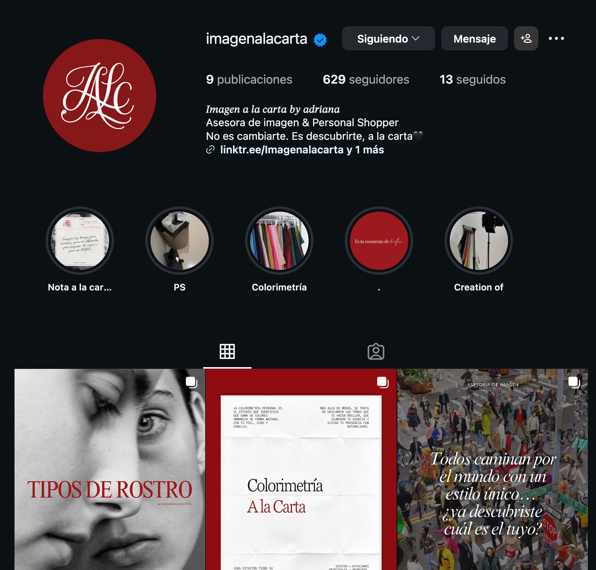 Proyecto de Adriana Caballero Fridstein en Instagram