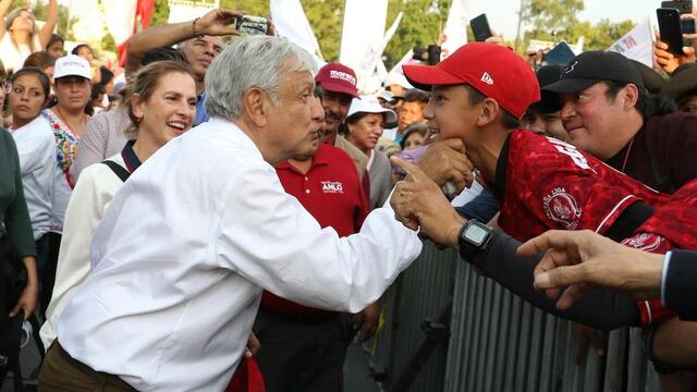 Andrés Manuel López Obrador, candidato de la coalición Juntos Haremos Historia