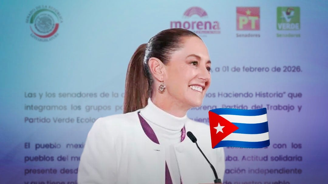 Sheinbaum recibe respaldo de senadores de Morena por mantener ayuda humanitaria en Cuba