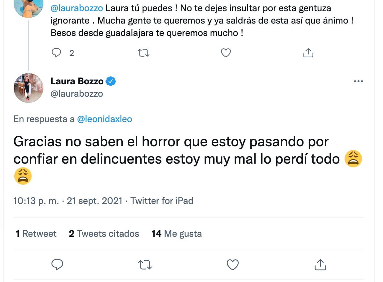 Laura Bozzo da las razones de su ausencia