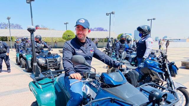 Mauricio Tabe blinda Miguel Hidalgo con el apoyo de cuatrimotos