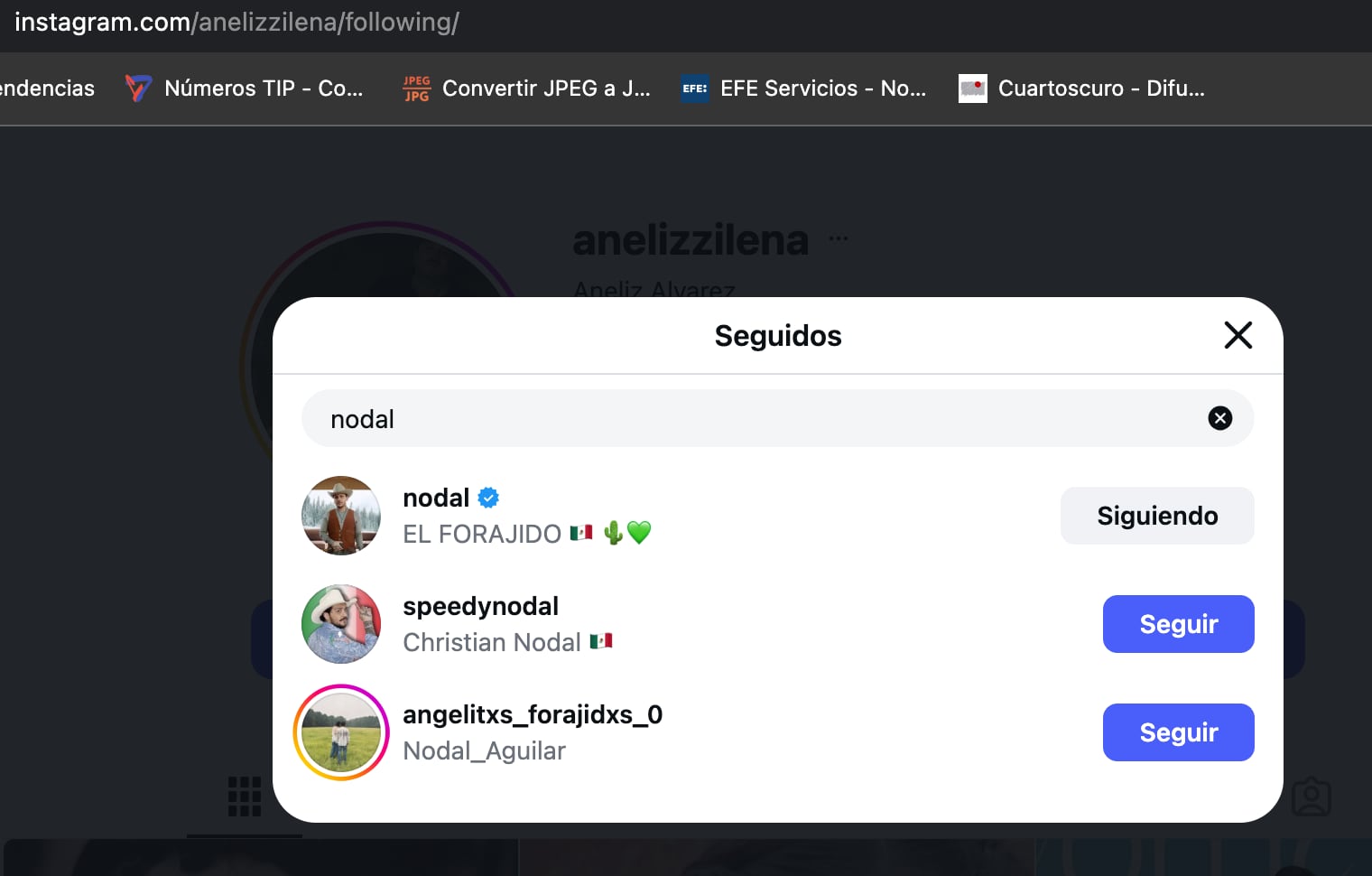 Aseguran que Nodal dejó de seguir a la mamá de Ángela Aguilar, aumentando rumores de separación