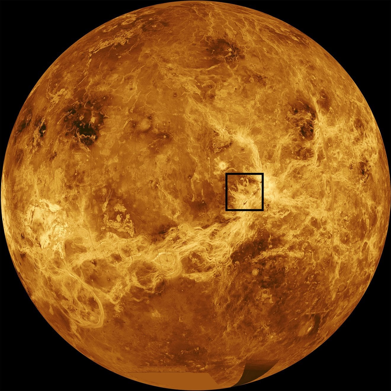 Volcán Maat Mons en Venus