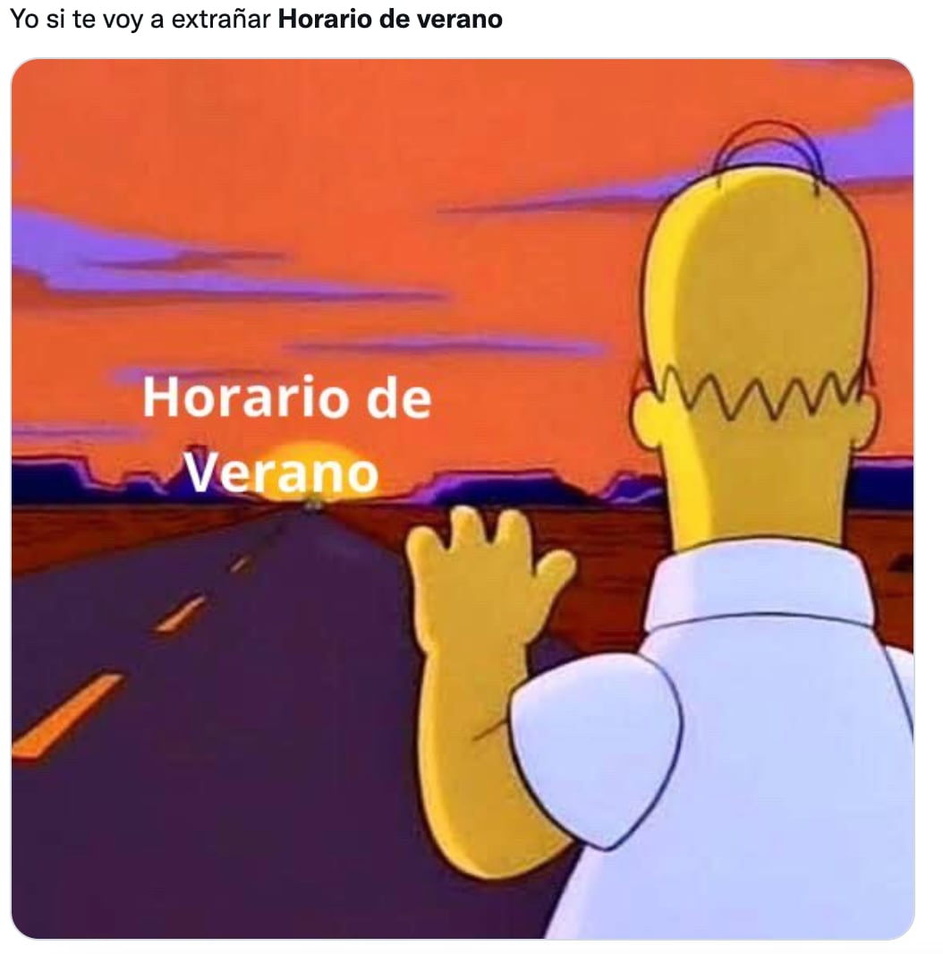 Memes del cambio de horario