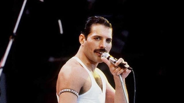 Freddie Mercury, cantante.