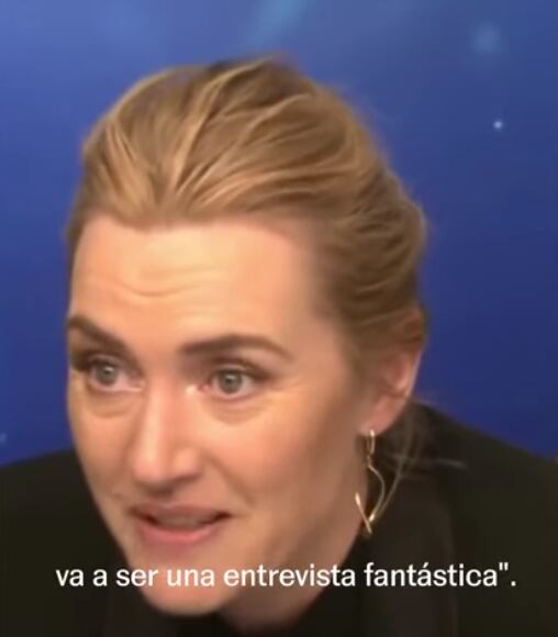 Kate Winslet calma a periodista