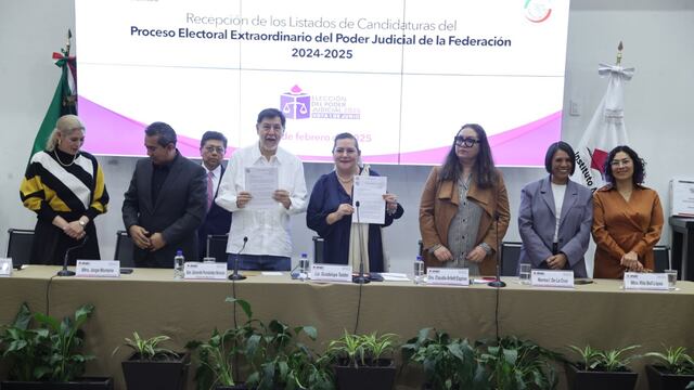 Senado entrega listado de candidatos para Elecciones 2025 Poder Judicial.