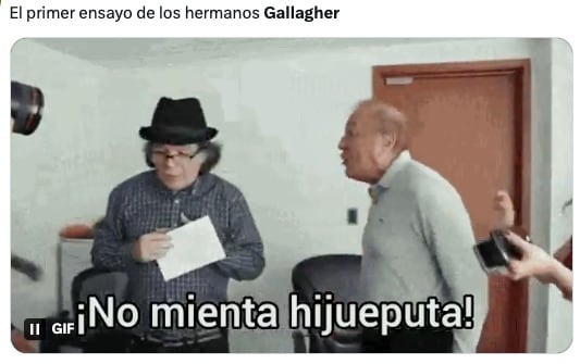 Memes de la reunión de Oasis 2024