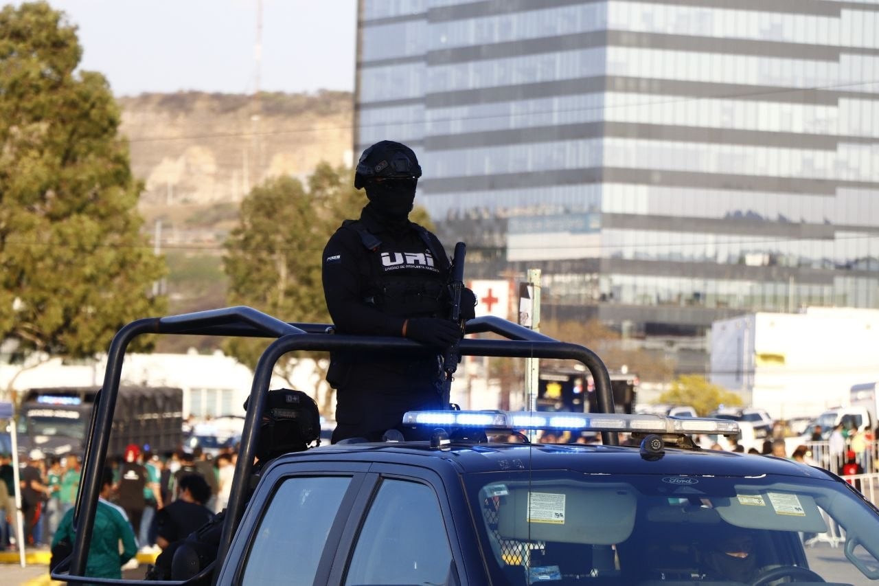 Fuerte operativo de seguridad en Estadio Corregidora