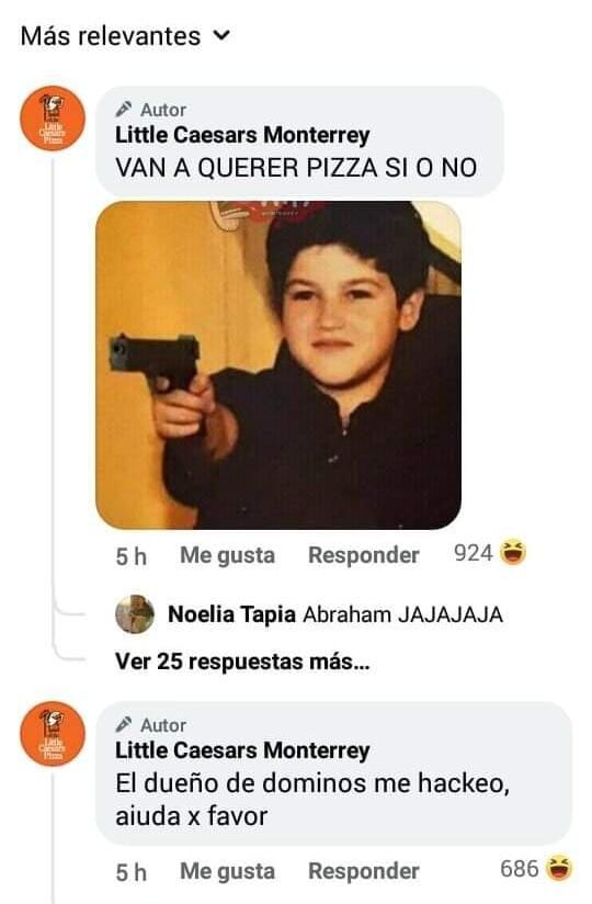 Little Caesars Monterrey  comentó con más burla sus promociones