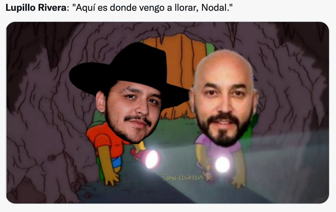 Memes sobre Lupillo Rivera y Christian Nodal