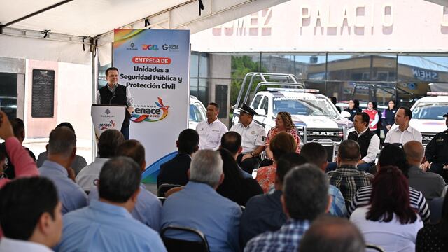 Esteban Villegas refuerza seguridad en Gómez Palacio