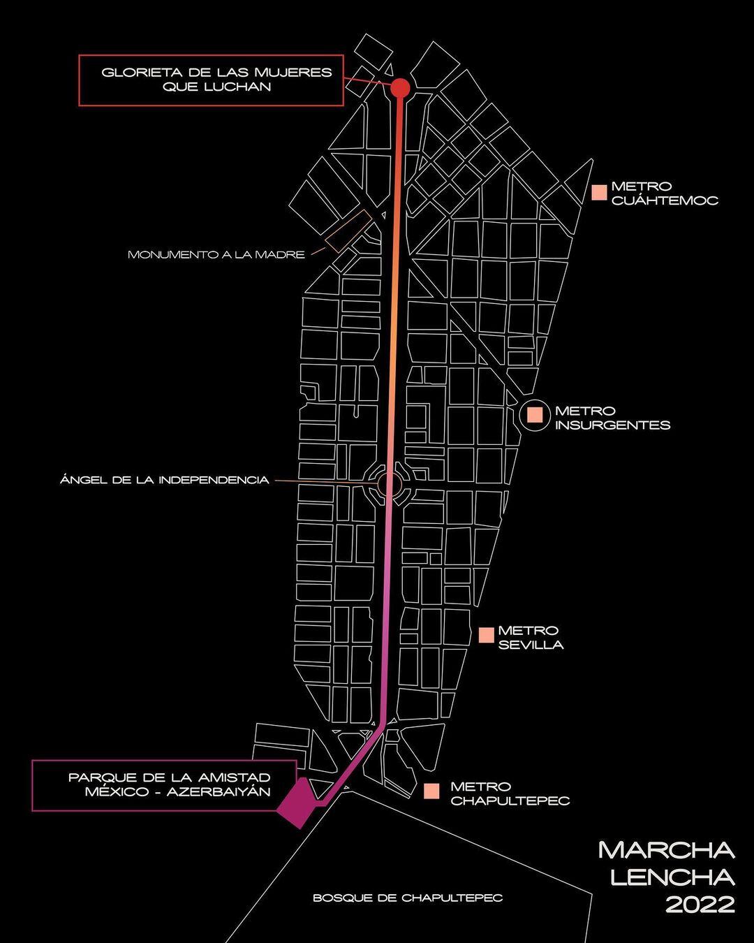 Ruta de la Marcha Lencha