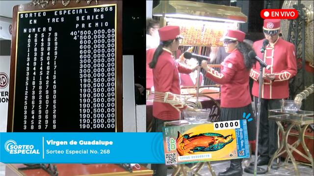 Resultados Sorteo Especial 268 de Lotería Nacional en vivo: ganadores de hoy, 13 de diciembre