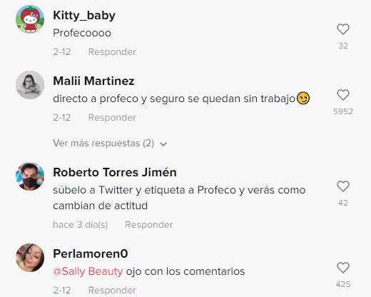 Reacciones a las denuncias por malos tratos en Sally Beauty