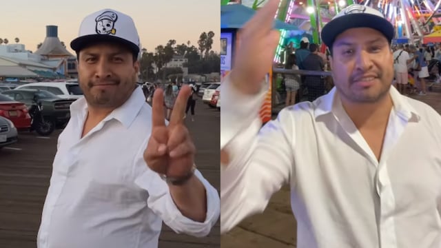 Julión Álvarez celebra que ya puede entrar a Estados Unidos.