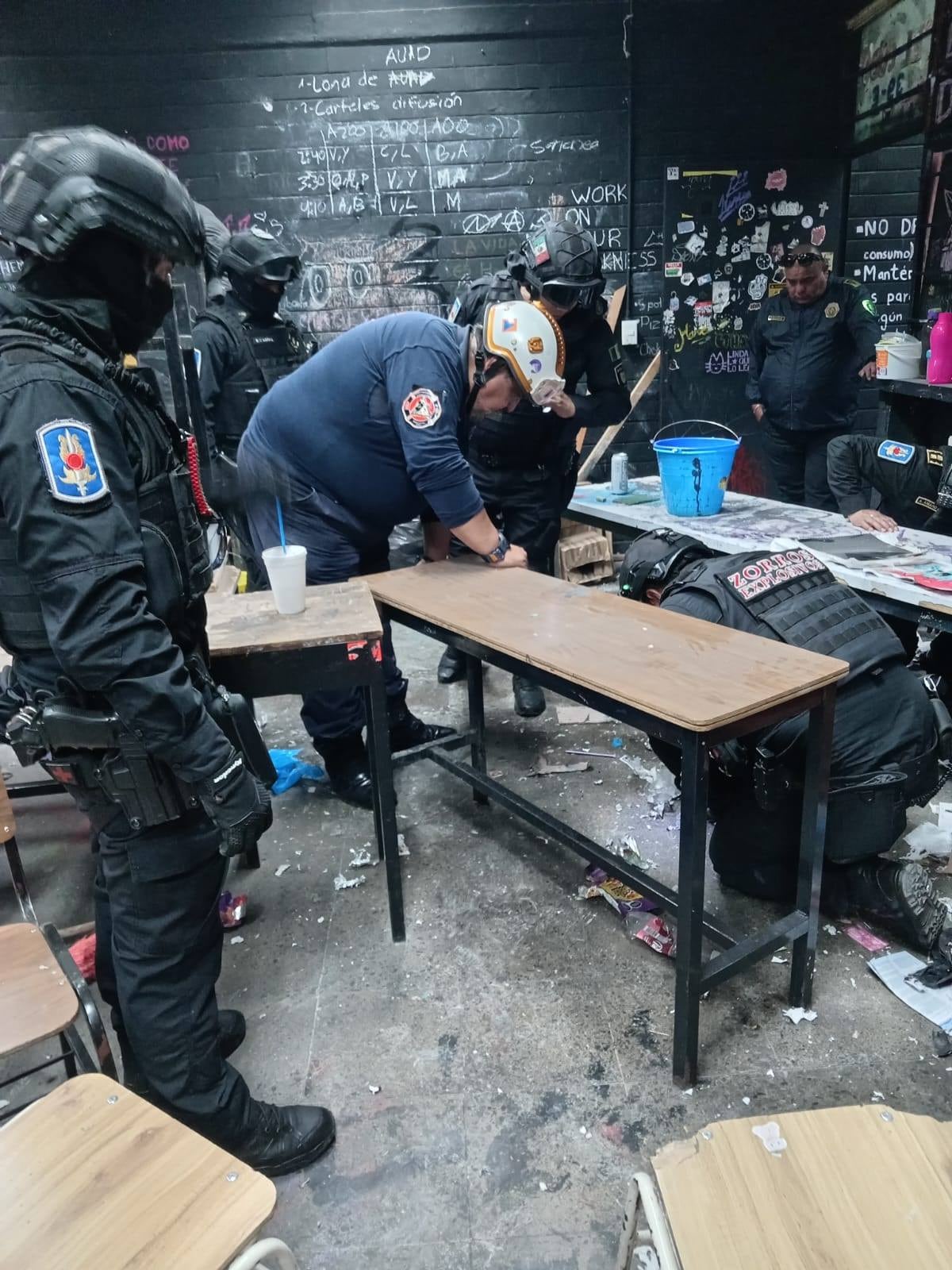 Explosión en Prepa 5 UNAM