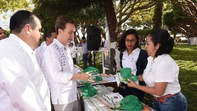 Filtros anti influenza en escuelas de Chiapas.
