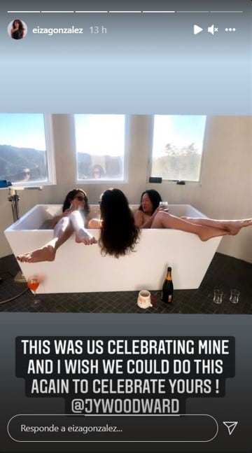 Eiza González, historias de Instagram