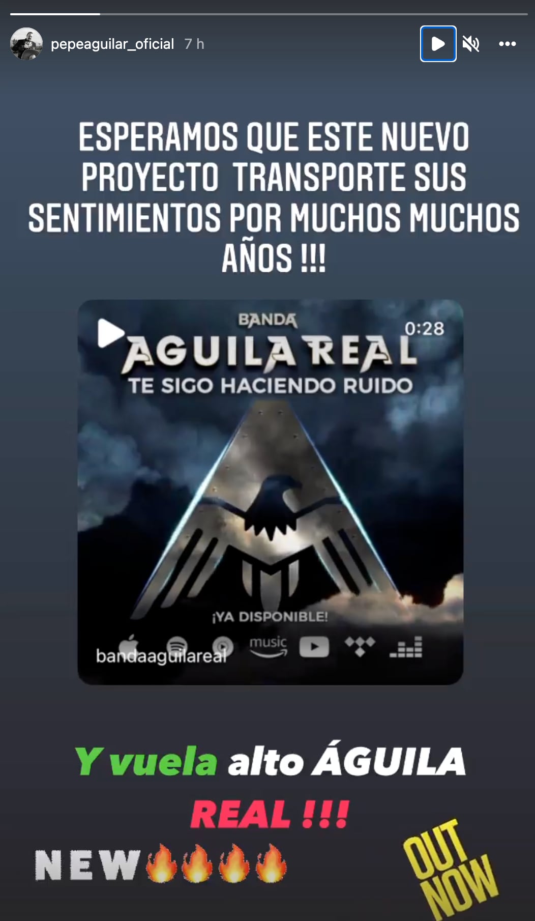 Pepe Aguilar presenta su nueva banda 'Águila Real'