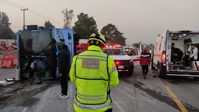 Accidente en autopista México-Querétaro