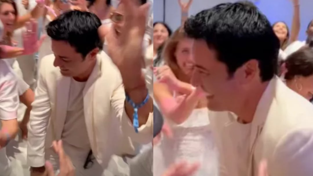 Chayanne asistió al gender reveal de Lele Pons, su sobrina y hasta bailó con sus amigos