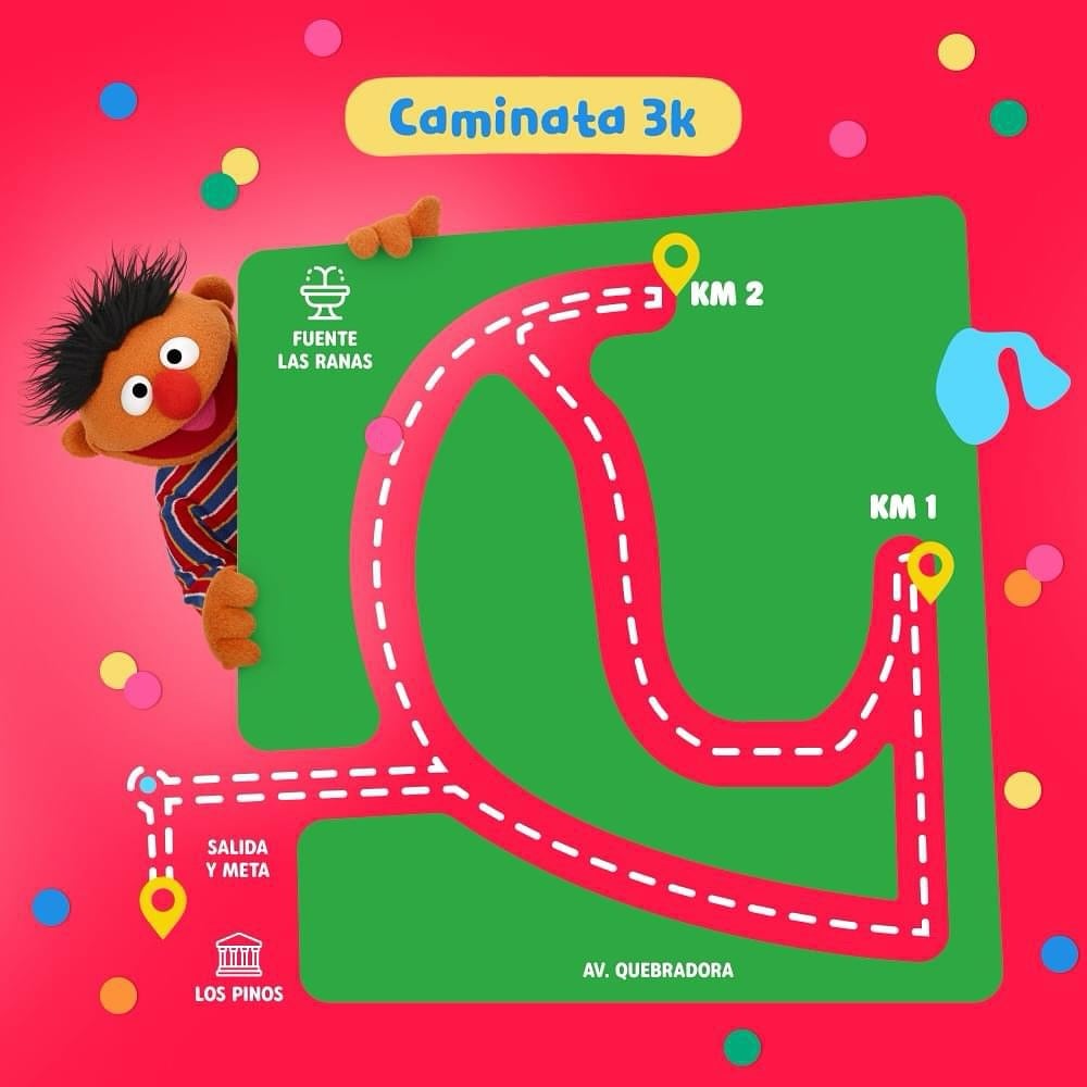 Carrera de Plaza Sésamo Regalando Sonrisas