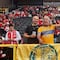 Captan a fan del Club Tigres con la afición de Turquía en la Eurocopa 2024