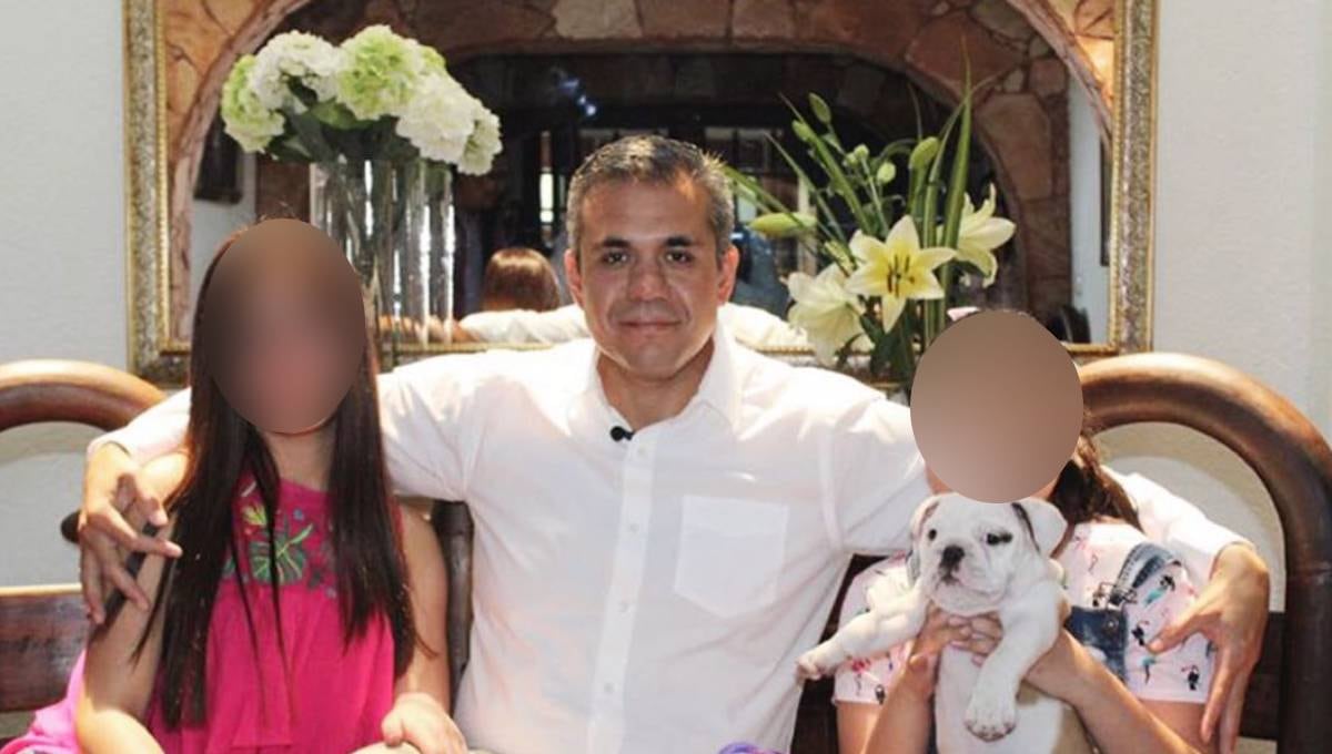 Fernando Vilchis y sus hijas