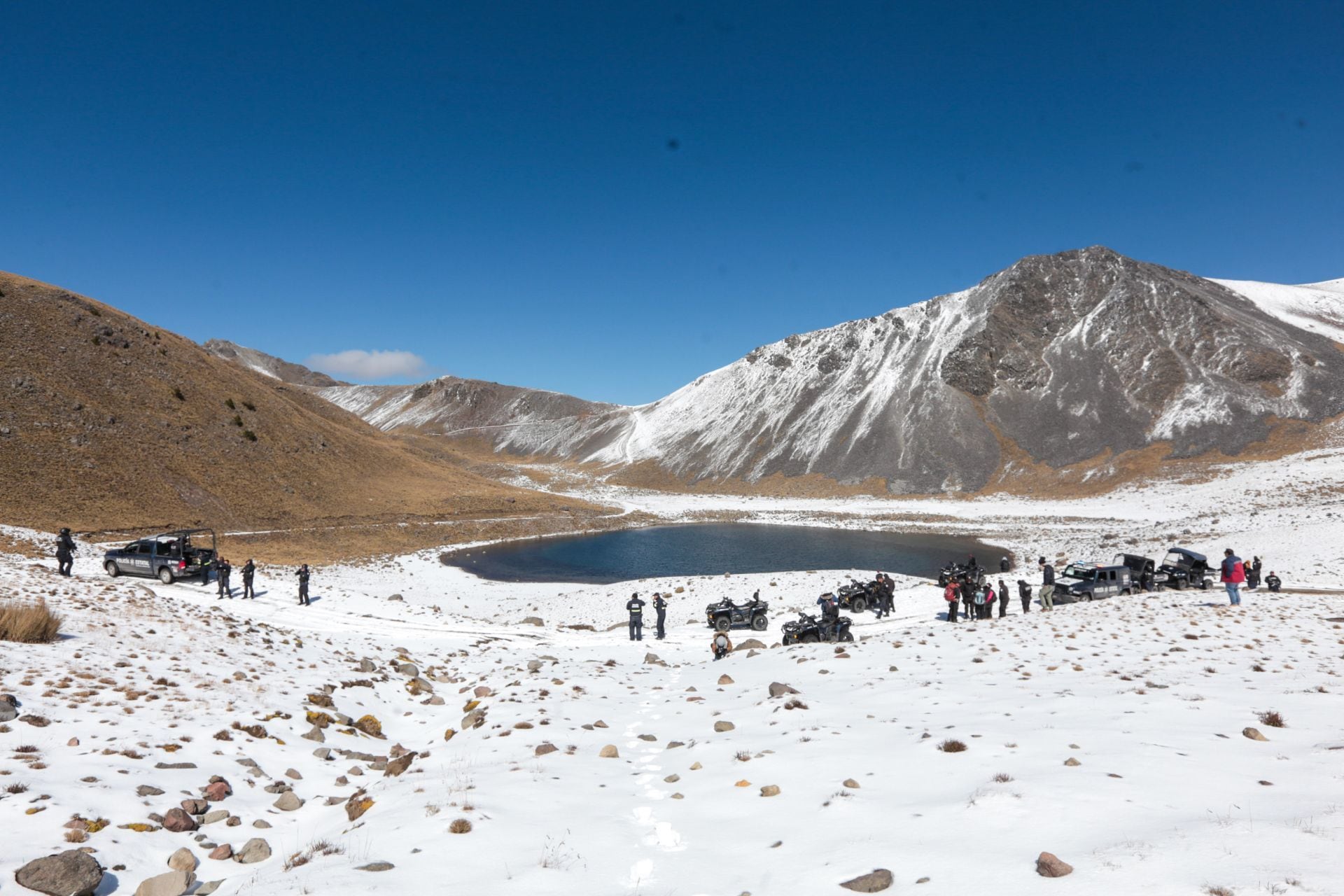 Nevado de Toluca. Visitantes.