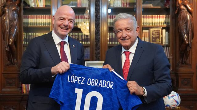 AMLO con Gianni Infantino